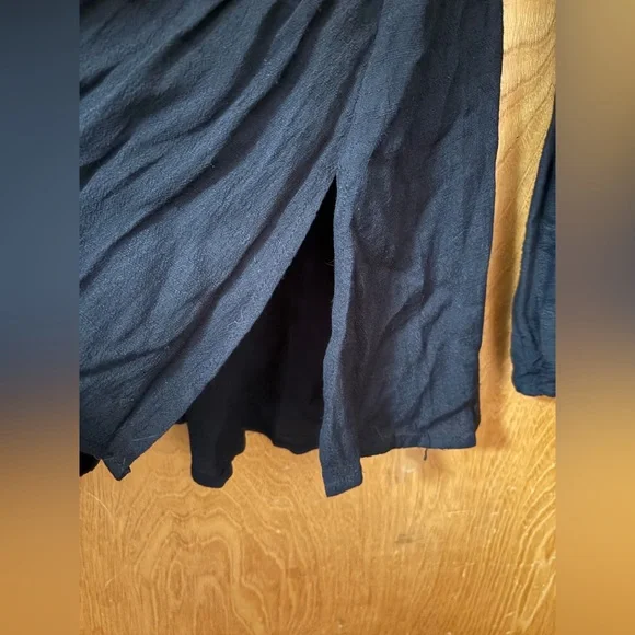 Free People black Lace-Up Tunic top M - Picture 7 of 10